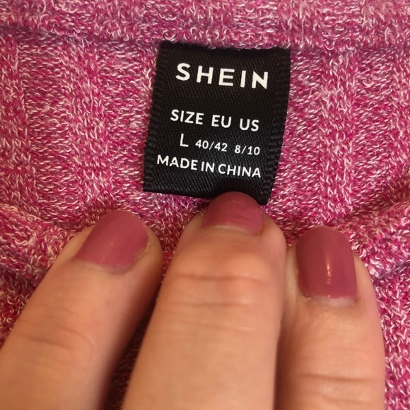 Shein Long Sleeve with Fake Button Back Top - Picture 2 of 5